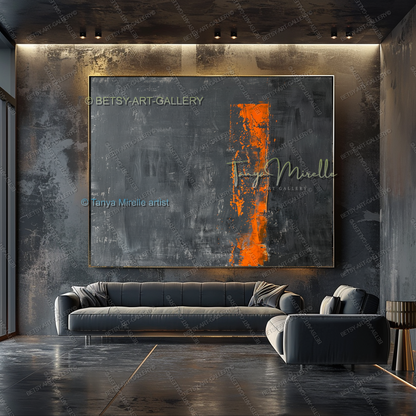 Pulse Line - Masculine luxury Lofts Abstract Artwork