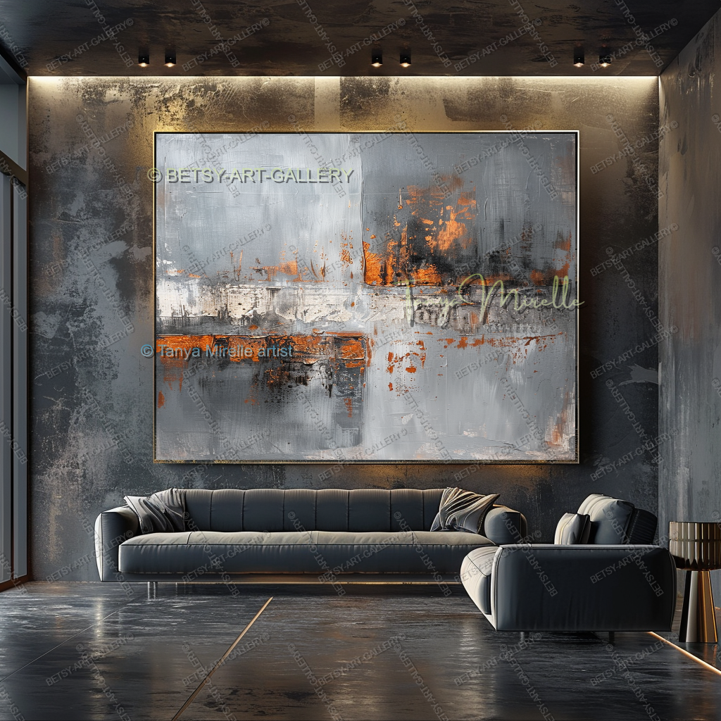 Pulse Line - Masculine luxury Lofts Abstract Artwork