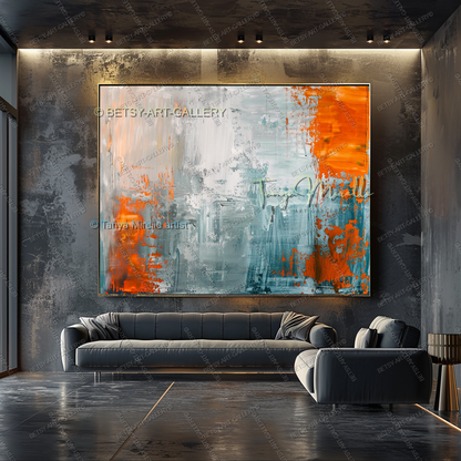 Tectonic Shift - Luxury Interior Artwork for Executive Offices