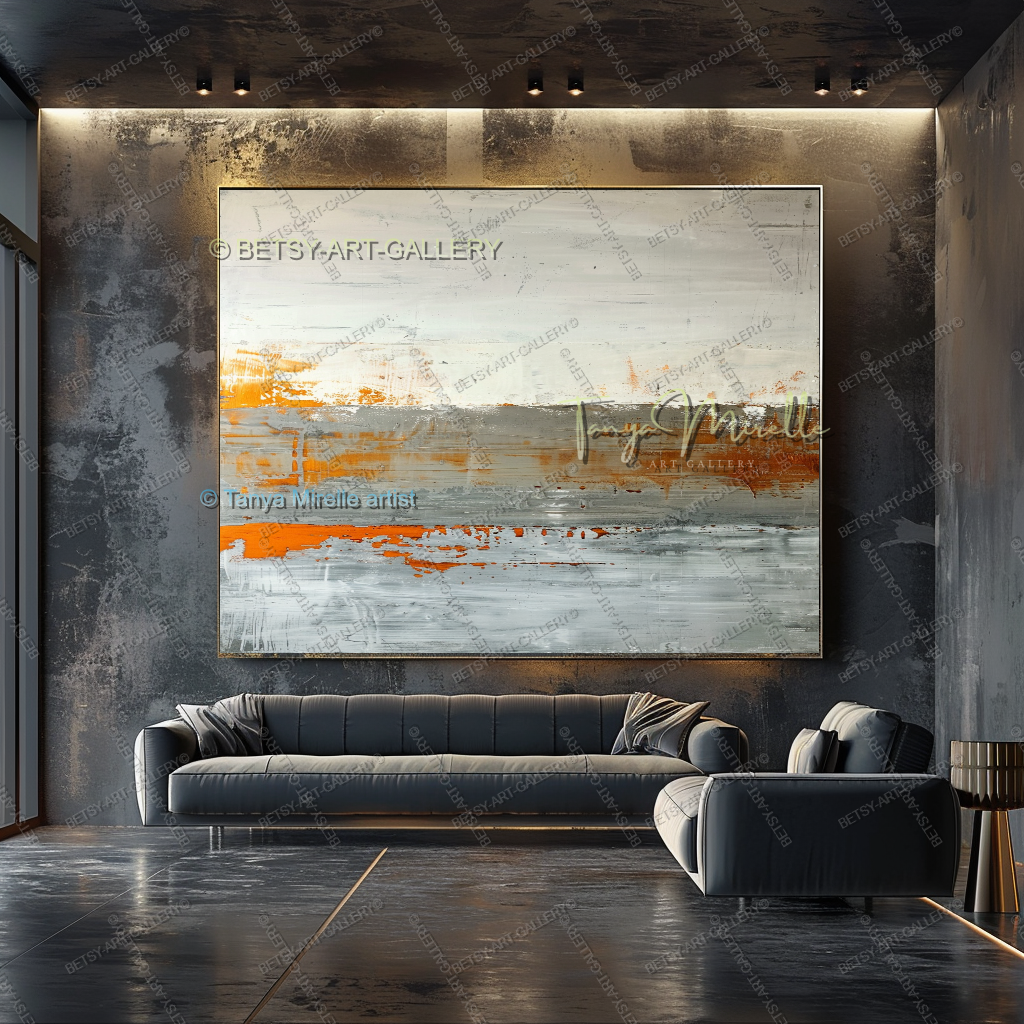 Structural Break - Luxury Interior Artwork for Modern Living Rooms