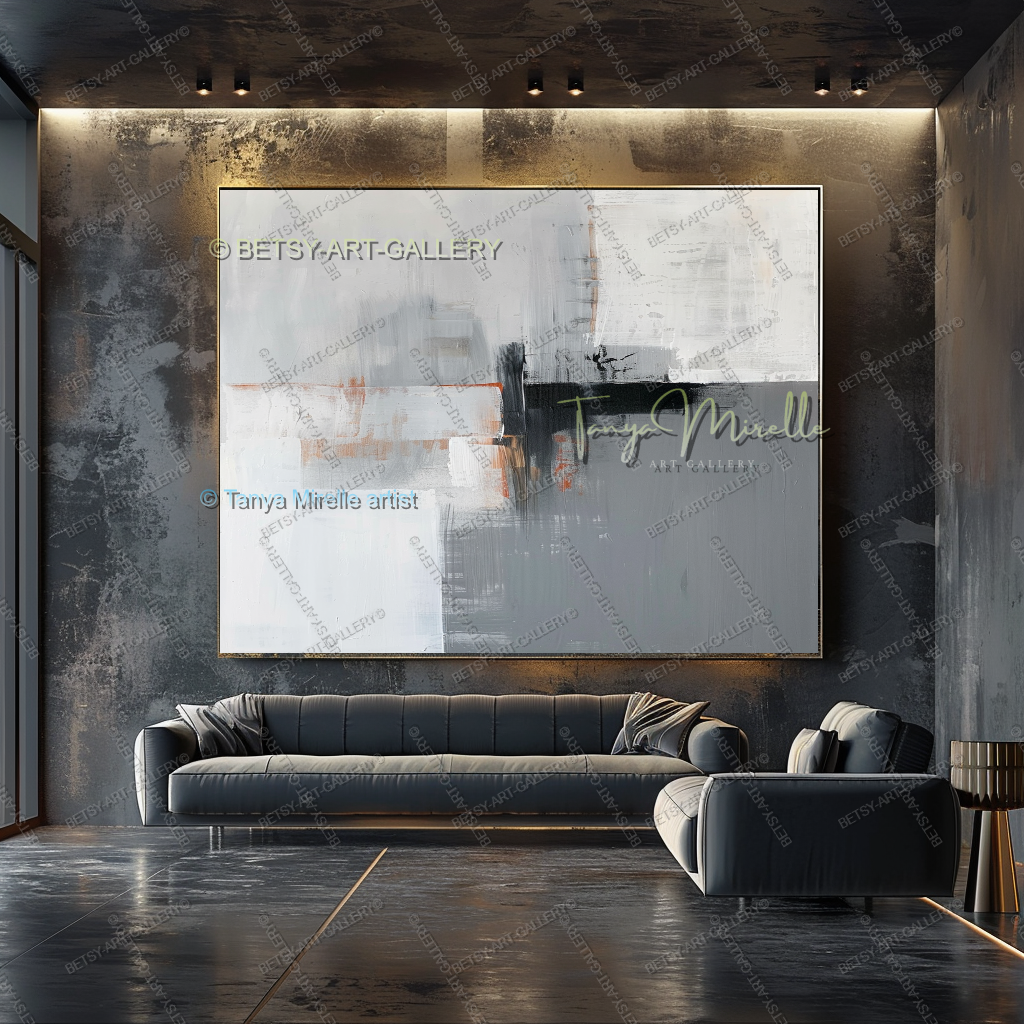 Urban Rhythm - Luxury Lofts Abstract Artwork for Statement interiors