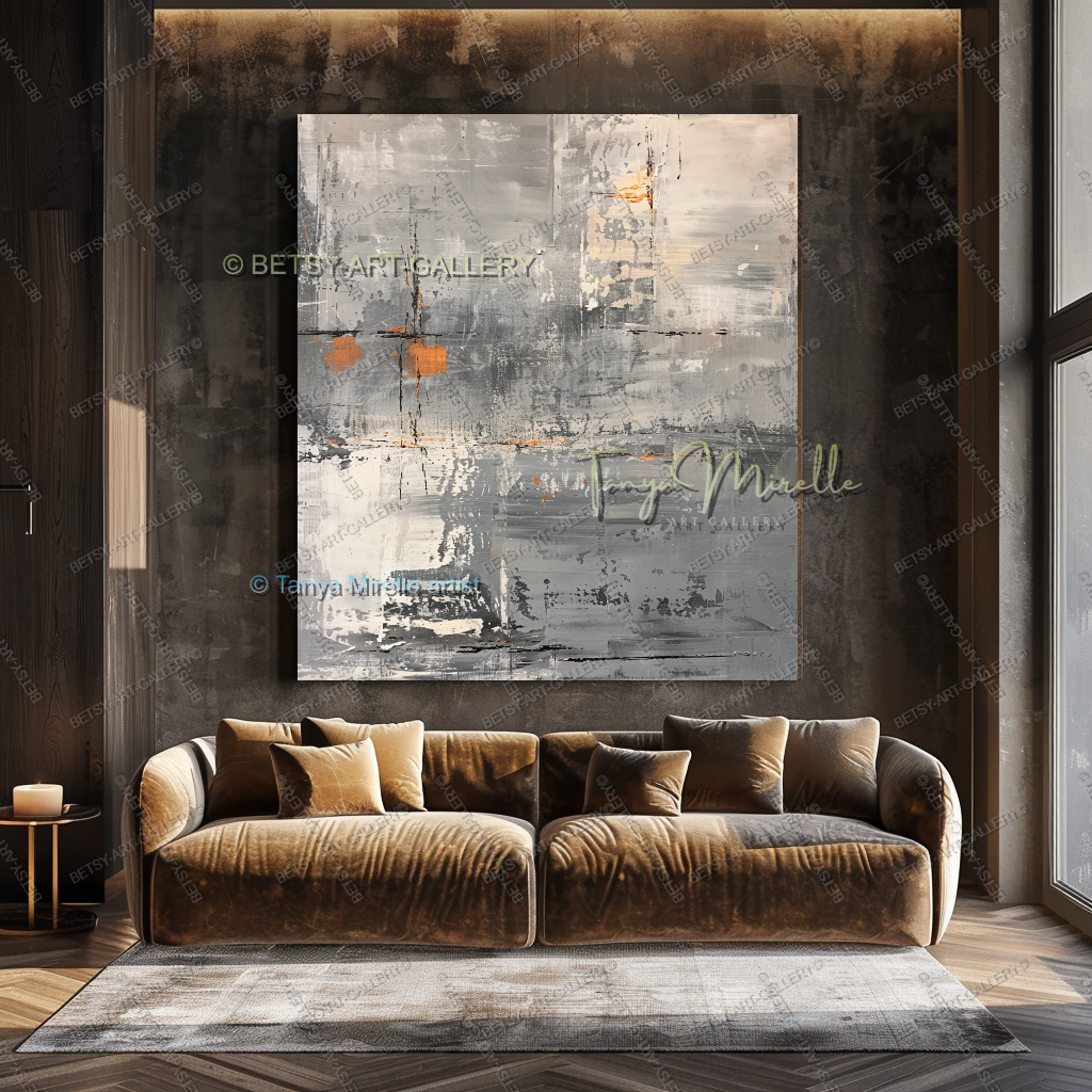 Engineered Silence – Industrial Abstract Canvas Wall Decor