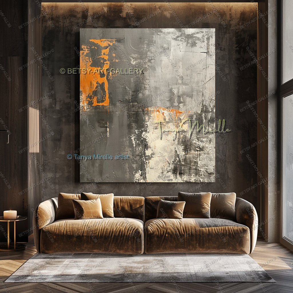 Engineered Silence – Industrial Abstract Canvas Wall Decor