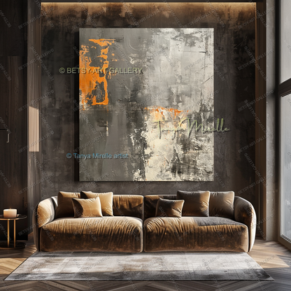 Engineered Silence – Industrial Abstract Canvas Wall Decor
