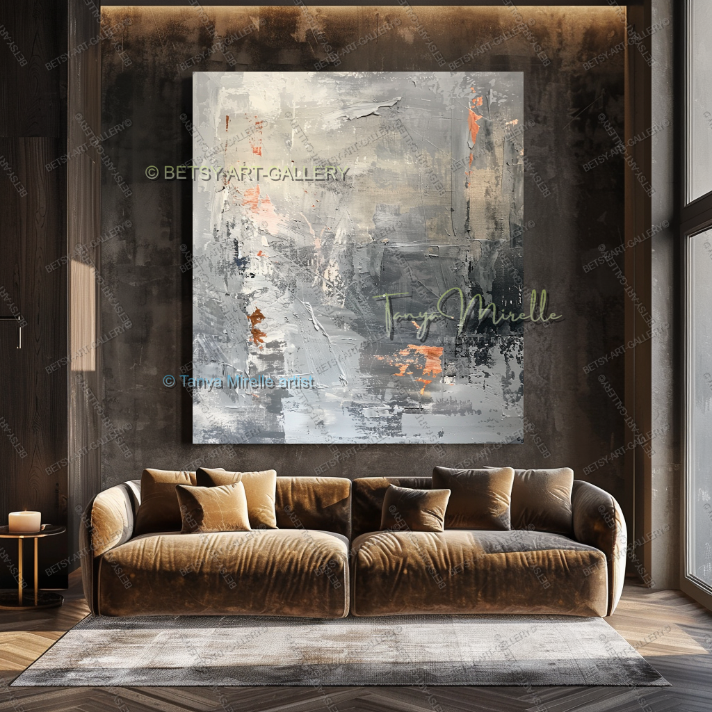 Engineered Silence – Industrial Abstract Canvas Wall Decor