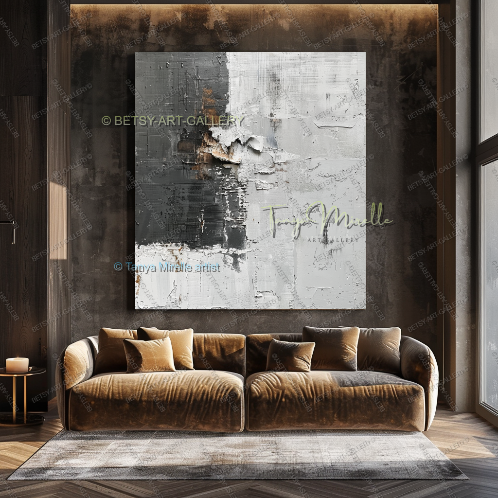 Structural Rhythm - Industrial Sophistication Abstract Wall Art