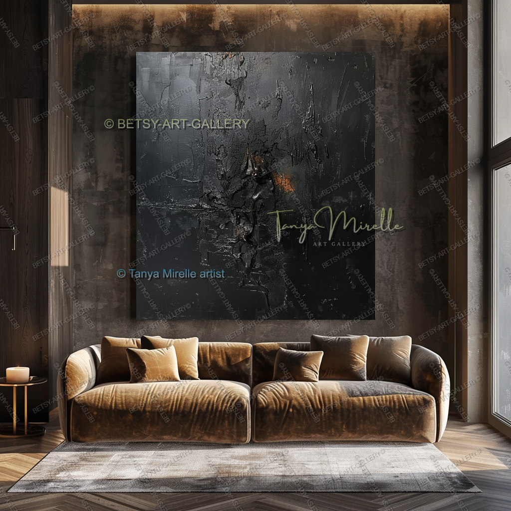 Industrial Flow - Masculine luxury Lofts Abstract Artwork