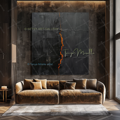 Inner Fracture - Luxury Interior Artwork Abstract Canvas Wall Decor