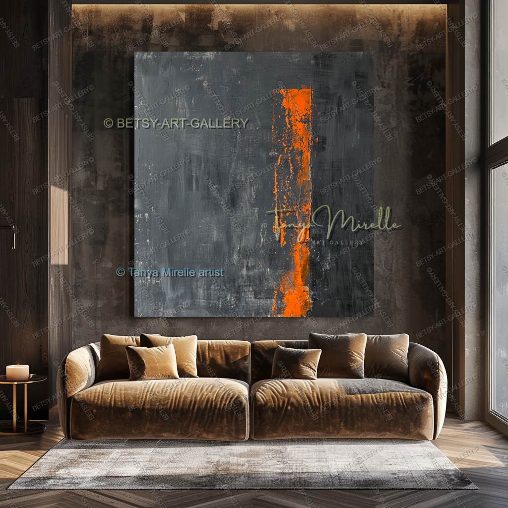 Pulse Line - Masculine luxury Lofts Abstract Artwork