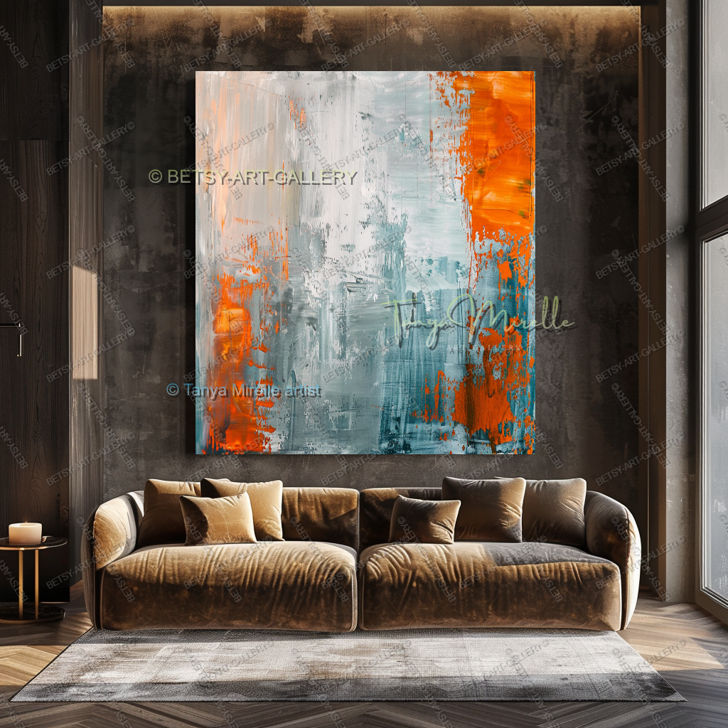 Tectonic Shift - Luxury Interior Artwork for Executive Offices