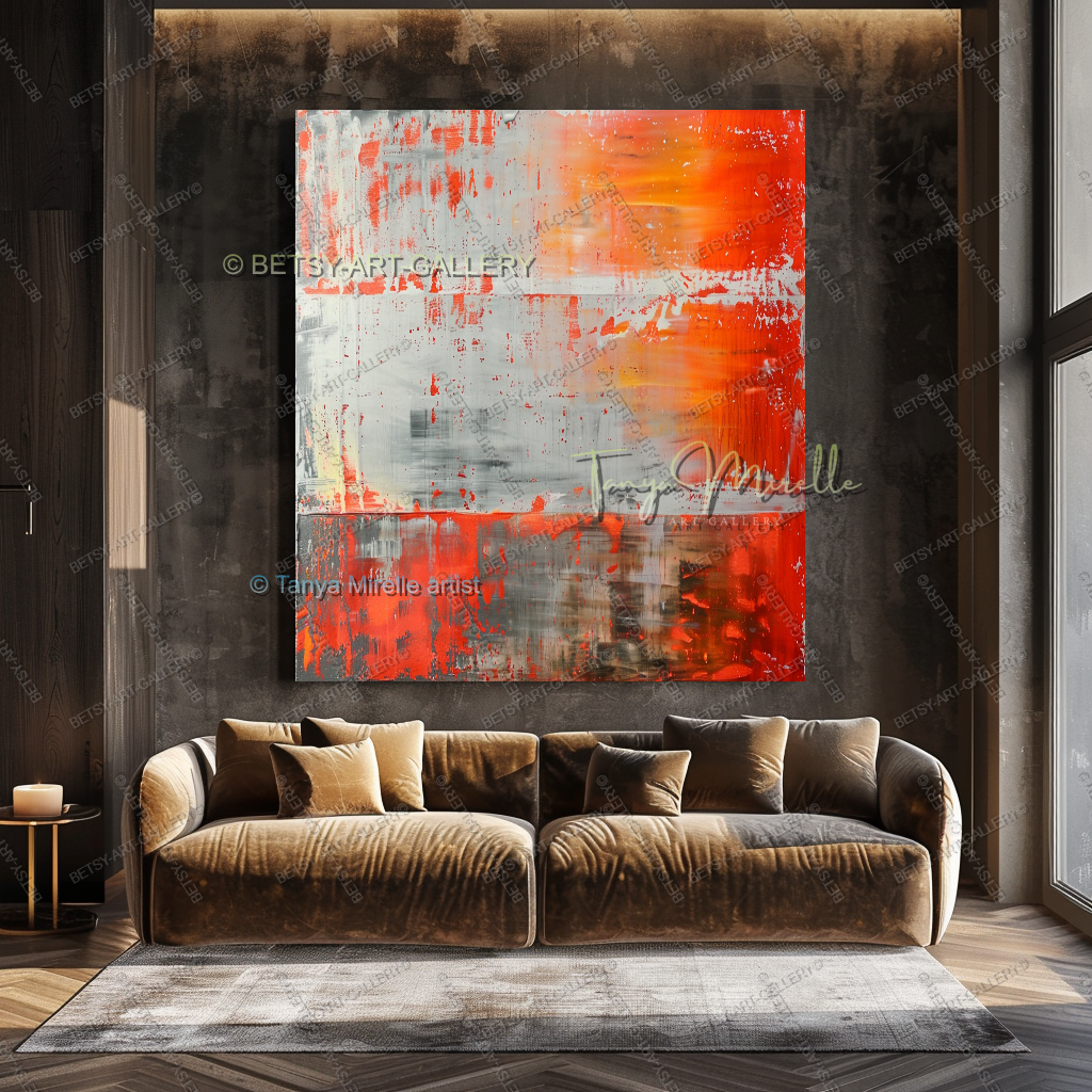 Tectonic Shift - Luxury Interior Artwork for Executive Offices