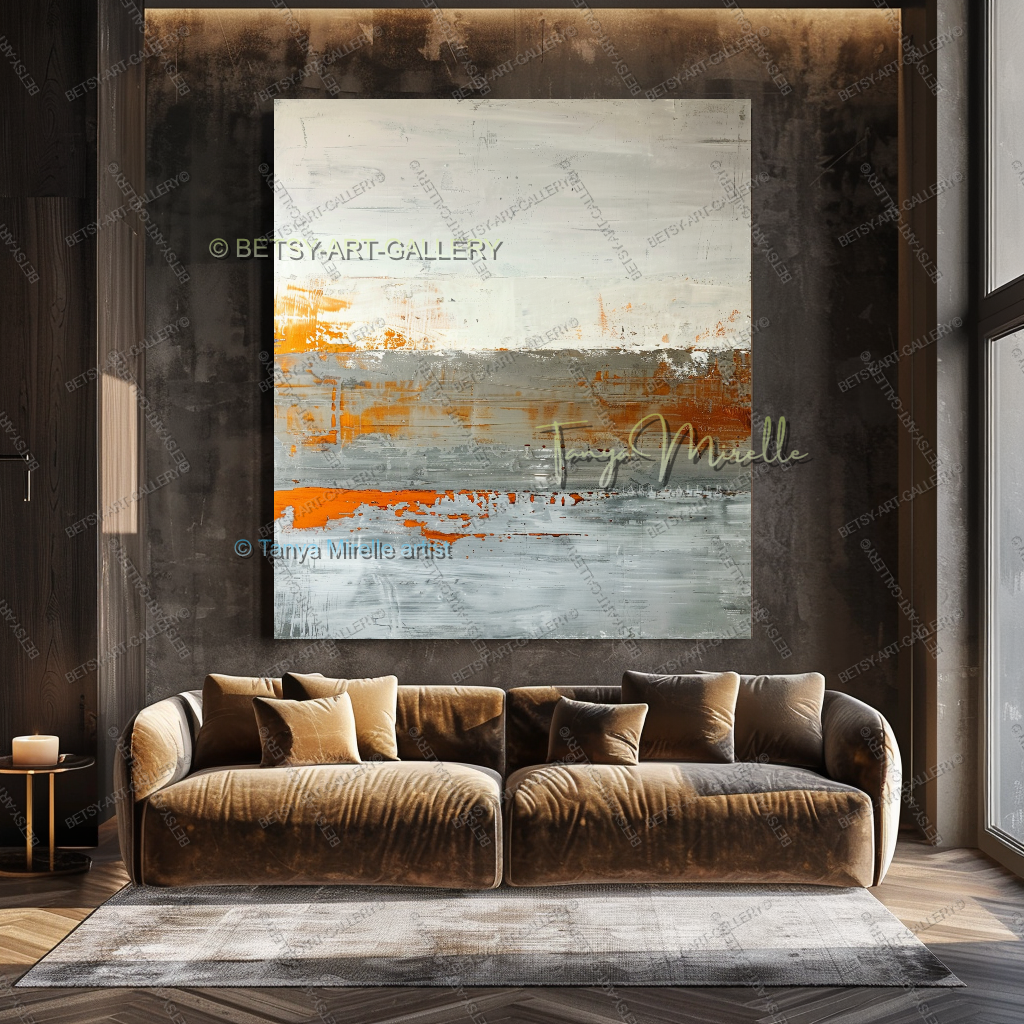 Structural Break - Luxury Interior Artwork for Modern Living Rooms