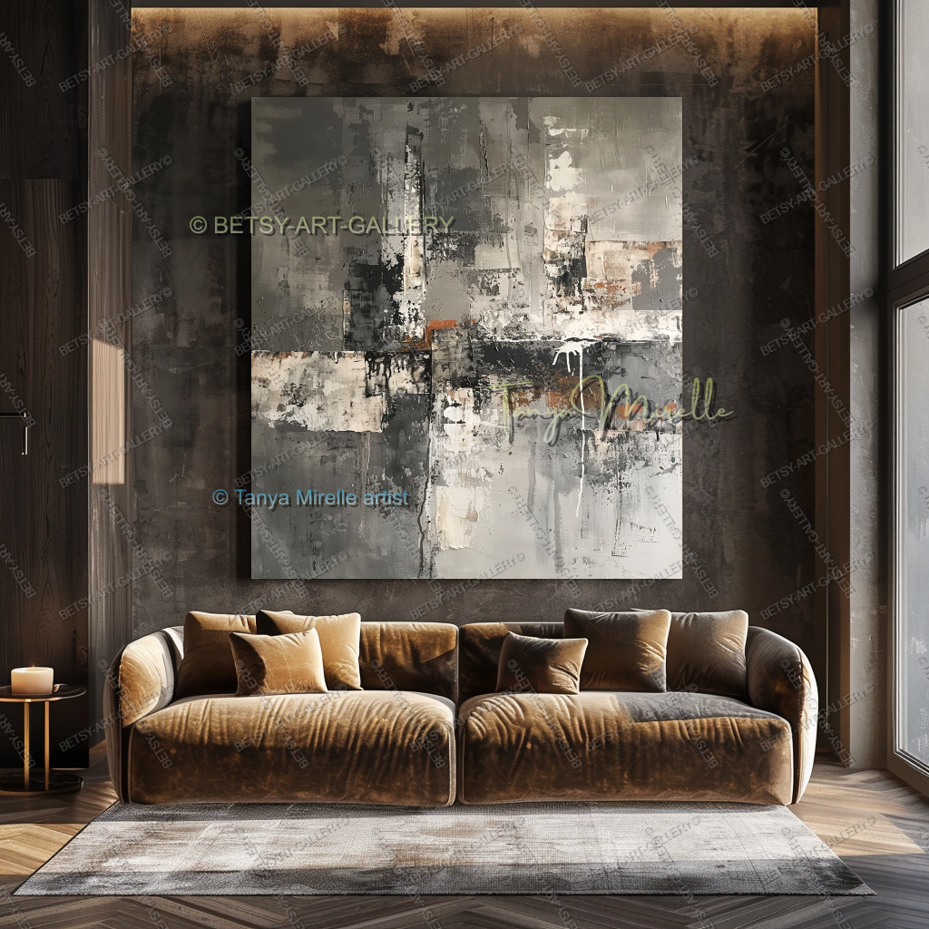 Steel and Copper - Luxury Lofts Masculine Interiors Artwork
