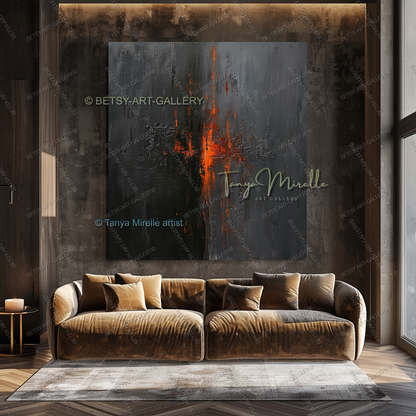 Inner Fracture - Luxury Interior Artwork Abstract Canvas Wall Decor