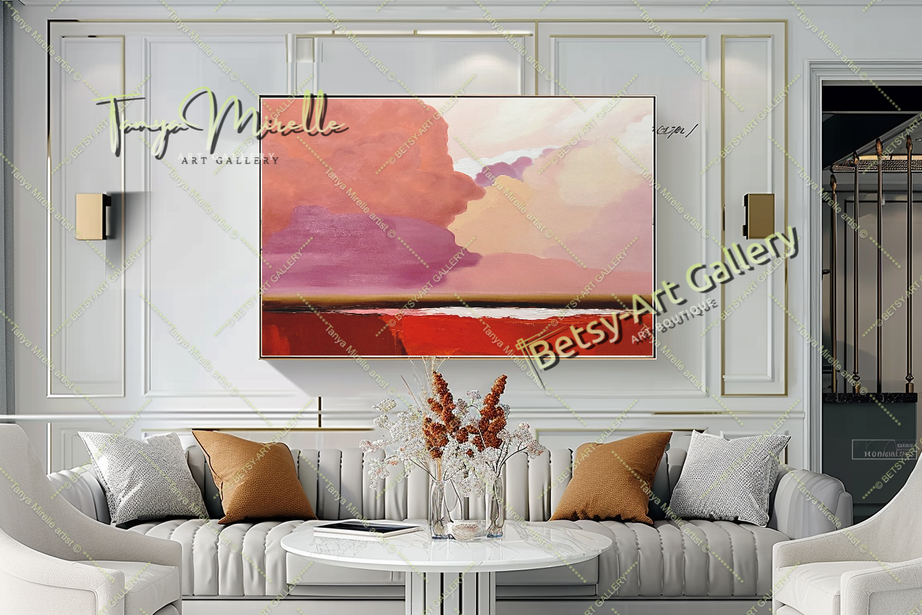 {{ product.title }} canvas artwork by Tanya Mirelle – modern wall decor – original artwork for home, living room, office, or gallery