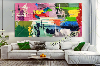{{ product.title }} canvas artwork by Tanya Mirelle – modern wall decor – original artwork for home, living room, office, or gallery