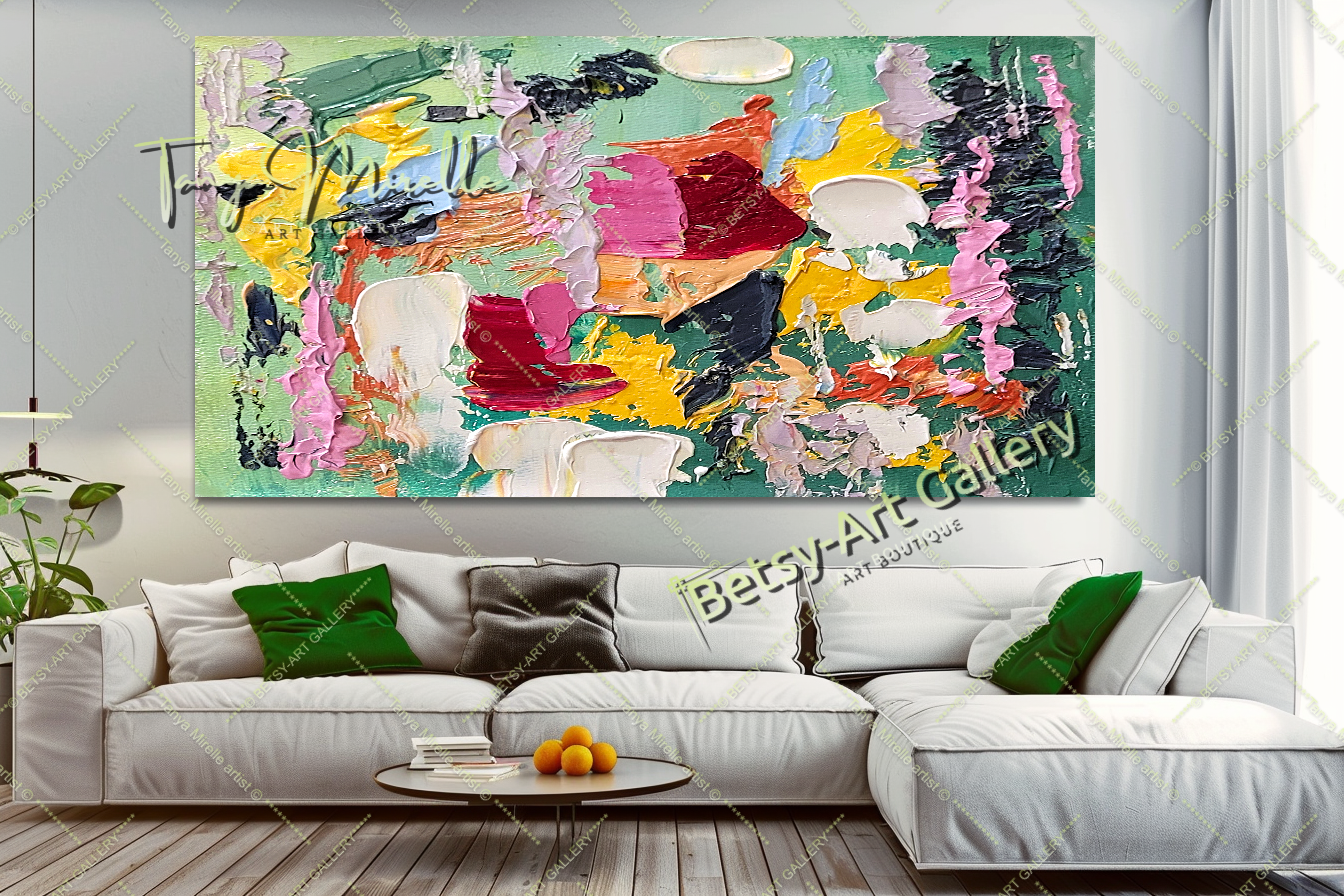 {{ product.title }} canvas artwork by Tanya Mirelle – modern wall decor – original artwork for home, living room, office, or gallery