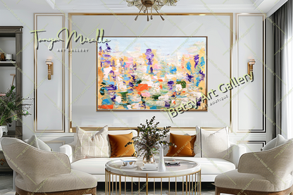 {{ product.title }} canvas artwork by Tanya Mirelle – modern wall decor – original artwork for home, living room, office, or gallery