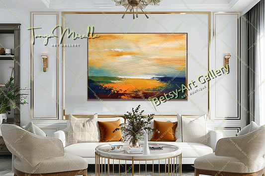{{ product.title }} canvas artwork by Tanya Mirelle – modern wall decor – original artwork for home, living room, office, or gallery
