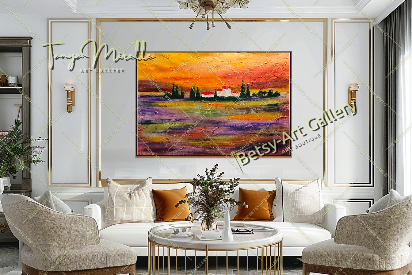 {{ product.title }} canvas artwork by Tanya Mirelle – modern wall decor – original artwork for home, living room, office, or gallery