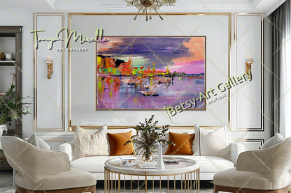 {{ product.title }} canvas artwork by Tanya Mirelle – modern wall decor – original artwork for home, living room, office, or gallery