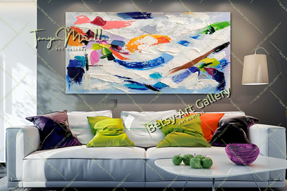 {{ product.title }} canvas artwork by Tanya Mirelle – modern wall decor – original artwork for home, living room, office, or gallery