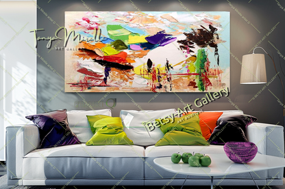 {{ product.title }} canvas artwork by Tanya Mirelle – modern wall decor – original artwork for home, living room, office, or gallery