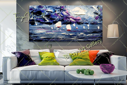 {{ product.title }} canvas artwork by Tanya Mirelle – modern wall decor – original artwork for home, living room, office, or gallery