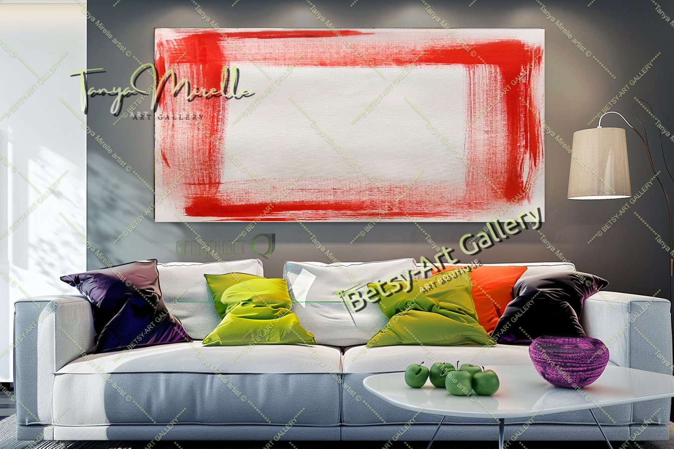 {{ product.title }} canvas artwork by Tanya Mirelle – modern wall decor – original artwork for home, living room, office, or gallery
