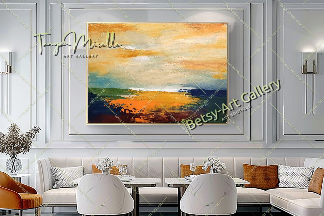 {{ product.title }} canvas artwork by Tanya Mirelle – modern wall decor – original artwork for home, living room, office, or gallery