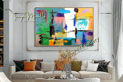 {{ product.title }} canvas artwork by Tanya Mirelle – modern wall decor – original artwork for home, living room, office, or gallery