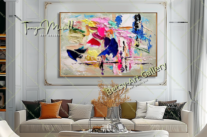 {{ product.title }} canvas artwork by Tanya Mirelle – modern wall decor – original artwork for home, living room, office, or gallery