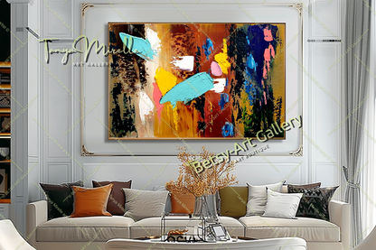 {{ product.title }} canvas artwork by Tanya Mirelle – modern wall decor – original artwork for home, living room, office, or gallery