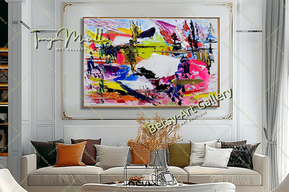 {{ product.title }} canvas artwork by Tanya Mirelle – modern wall decor – original artwork for home, living room, office, or gallery