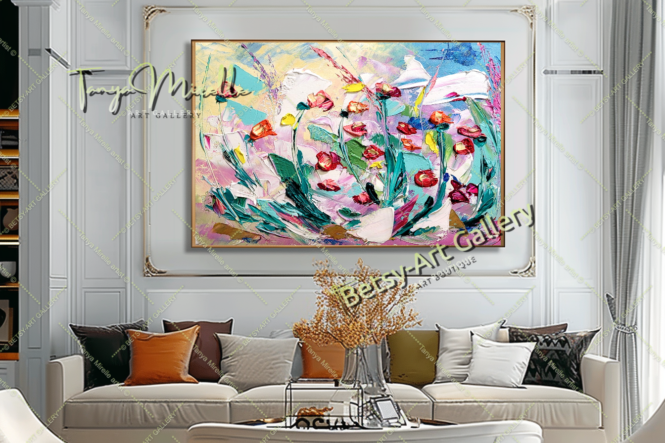 {{ product.title }} canvas artwork by Tanya Mirelle – modern wall decor – original artwork for home, living room, office, or gallery