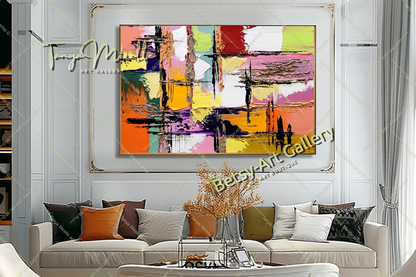 {{ product.title }} canvas artwork by Tanya Mirelle – modern wall decor – original artwork for home, living room, office, or gallery