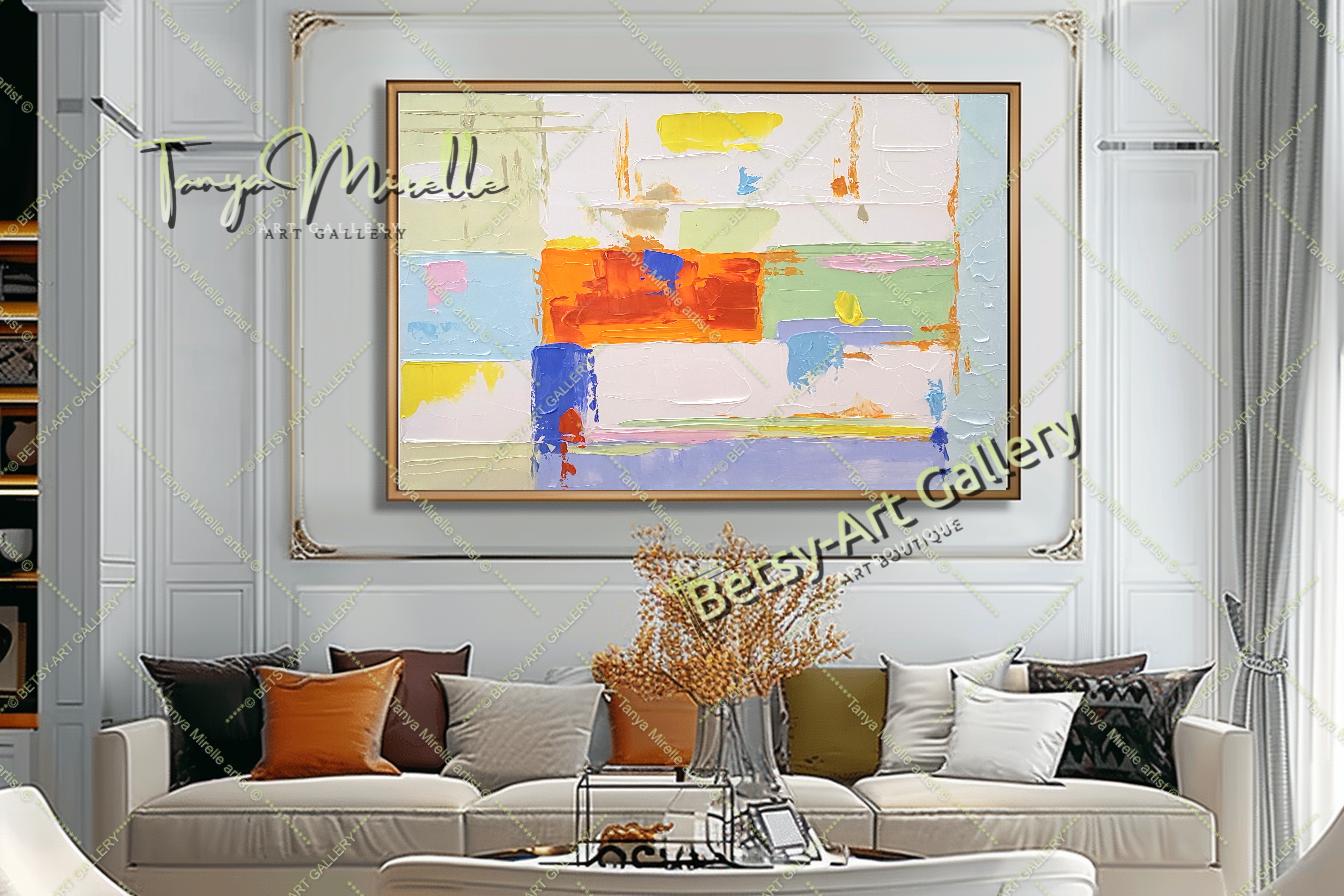 {{ product.title }} canvas artwork by Tanya Mirelle – modern wall decor – original artwork for home, living room, office, or gallery