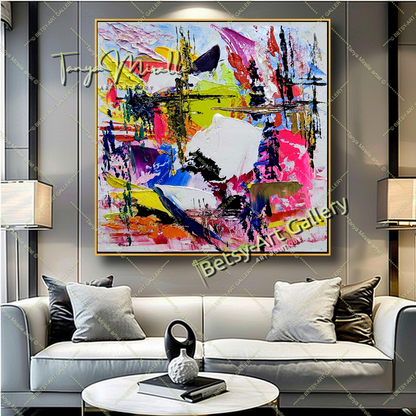 {{ product.title }} canvas artwork by Tanya Mirelle – modern wall decor – original artwork for home, living room, office, or gallery