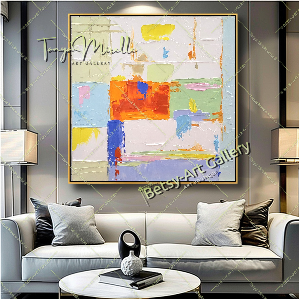 {{ product.title }} canvas artwork by Tanya Mirelle – modern wall decor – original artwork for home, living room, office, or gallery