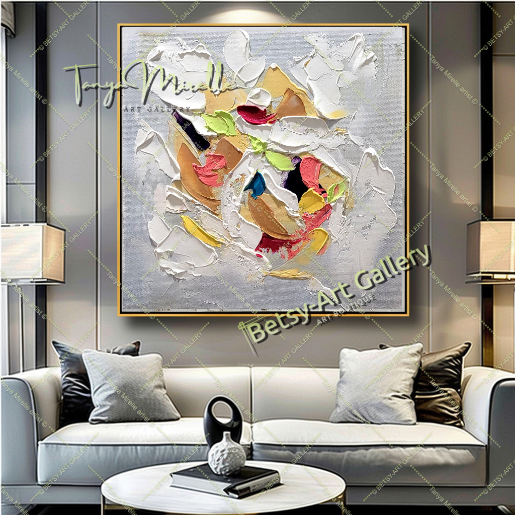 {{ product.title }} canvas artwork by Tanya Mirelle – modern wall decor – original artwork for home, living room, office, or gallery