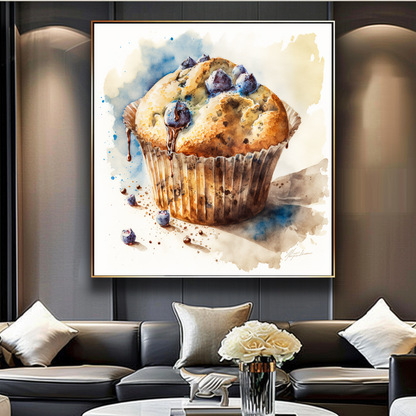 Cake and Ice Cream Wall Art Print