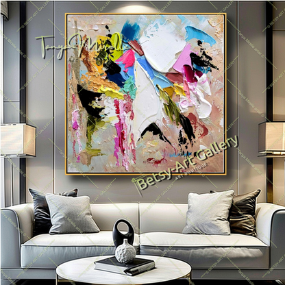 {{ product.title }} canvas artwork by Tanya Mirelle – modern wall decor – original artwork for home, living room, office, or gallery