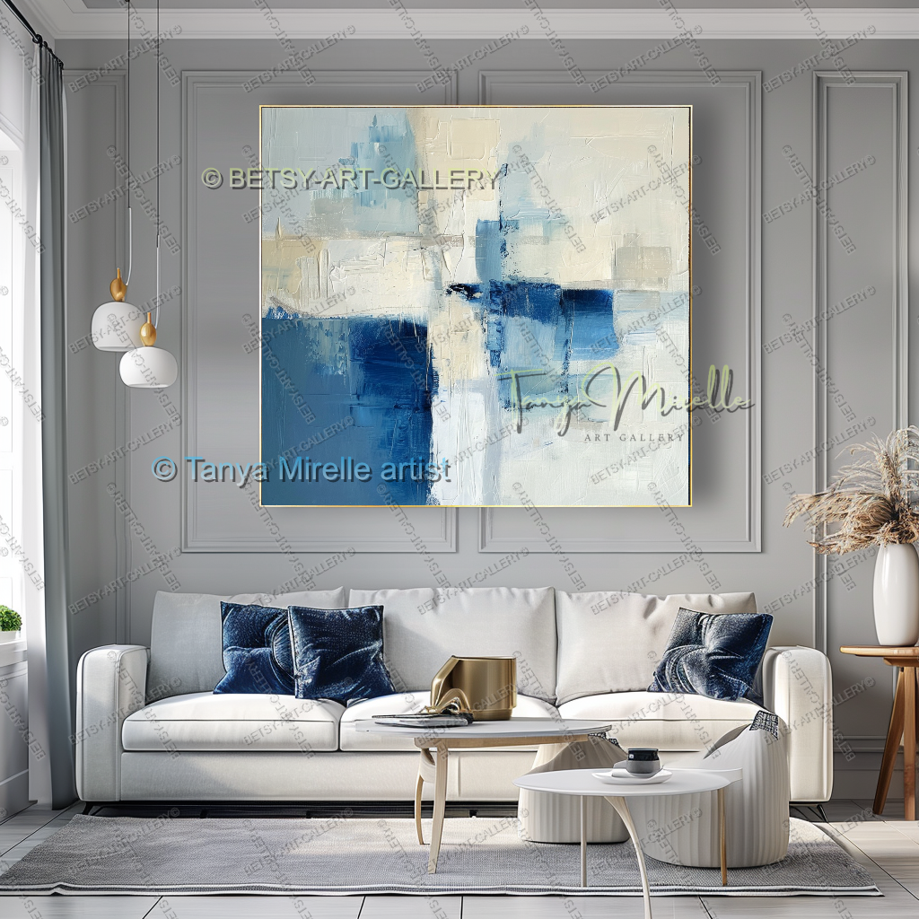 Plum Silence Abstract Canvas – Modern Wall Art for Living Room