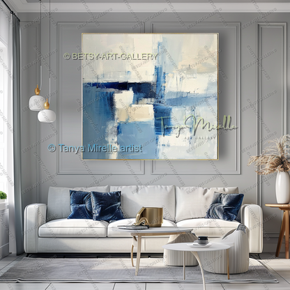 Plum Silence Abstract Canvas – Modern Wall Art for Living Room