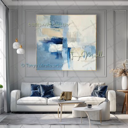 Plum Silence Abstract Canvas – Modern Wall Art for Living Room