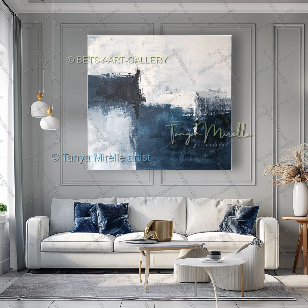 Plum Silence Abstract Canvas – Modern Wall Art for Living Room