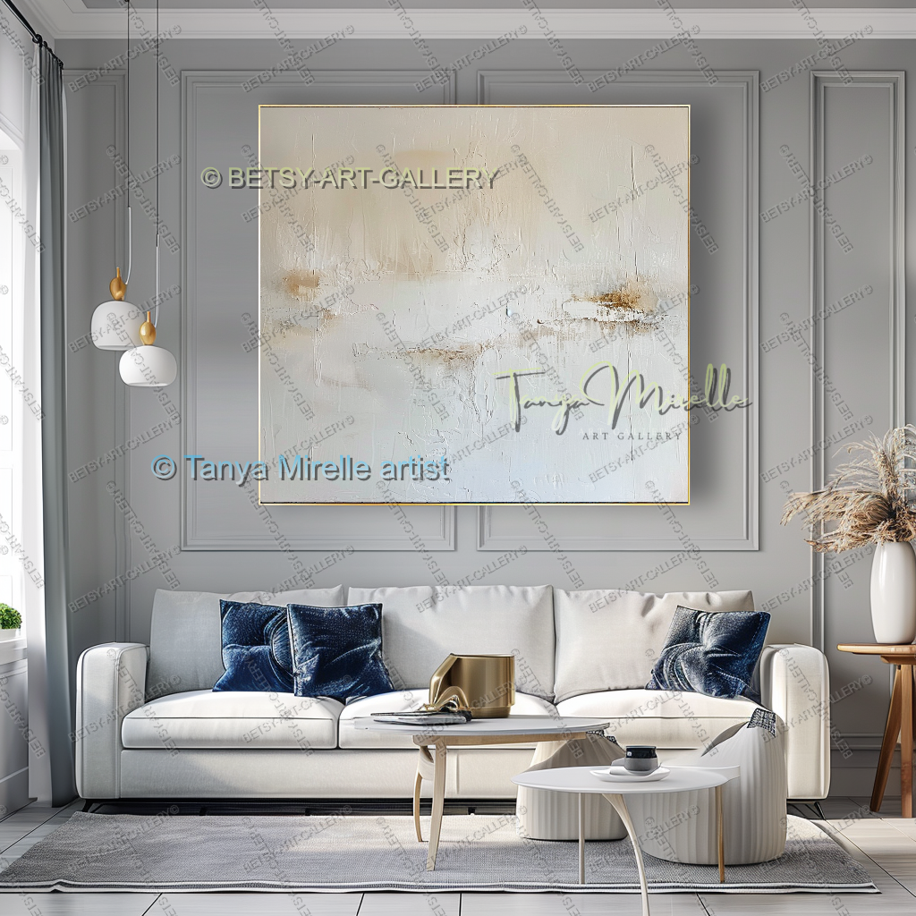 Contemporary Desert Art – Textured Canvas Art for Wall Decor