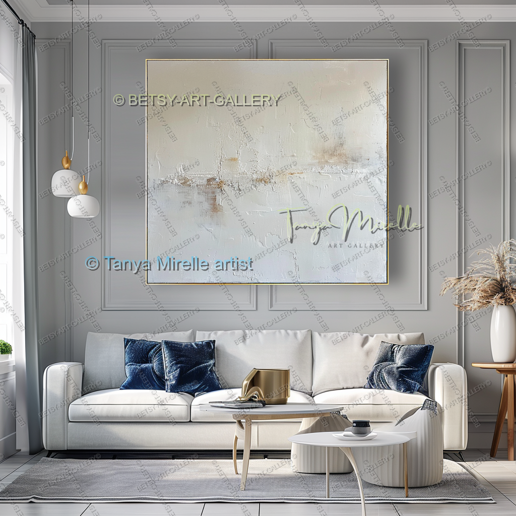 Contemporary Desert Art – Textured Canvas Art for Wall Decor