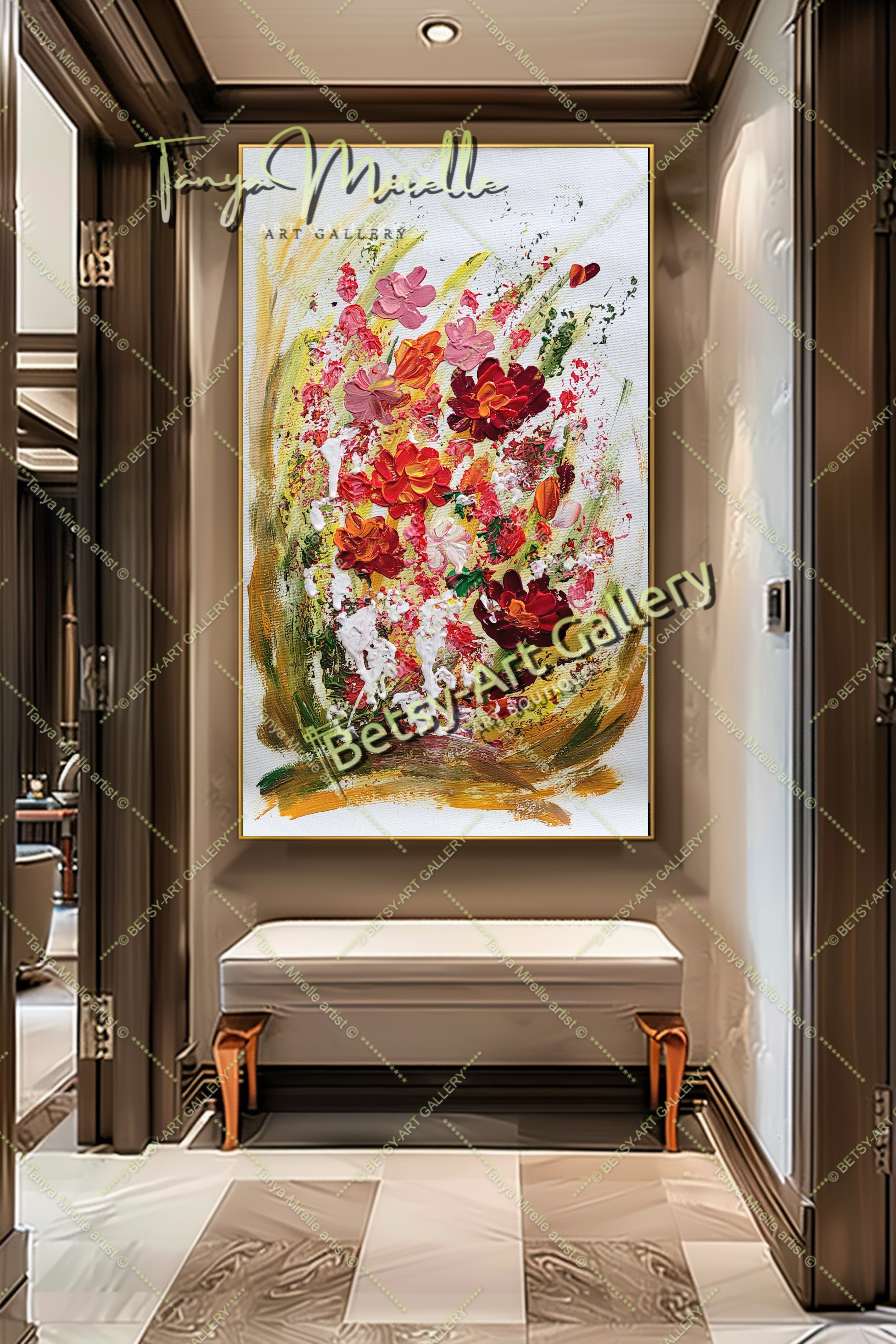 {{ product.title }} canvas artwork by Tanya Mirelle – modern wall decor – original artwork for home, living room, office, or gallery