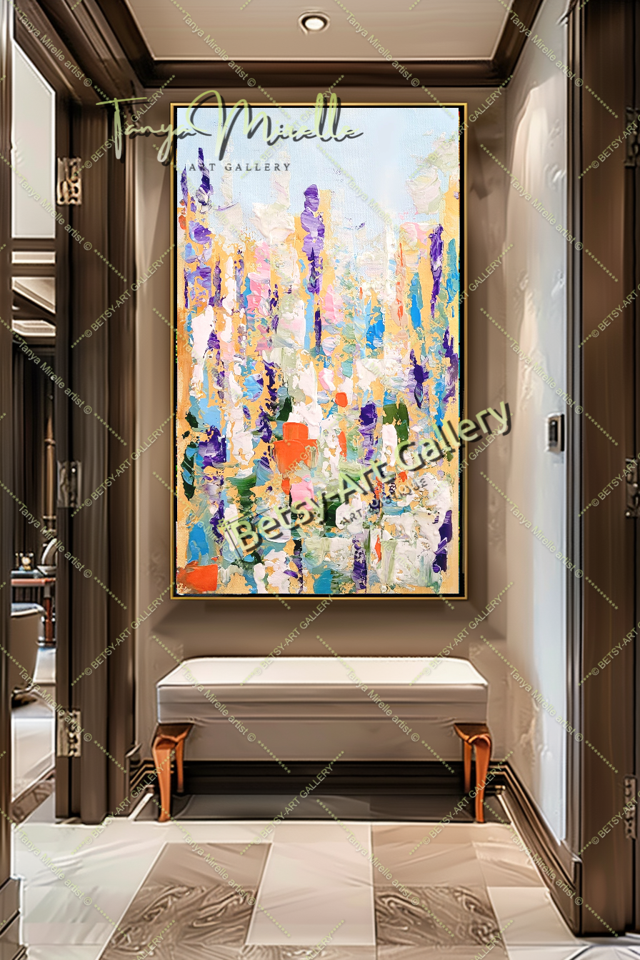 {{ product.title }} canvas artwork by Tanya Mirelle – modern wall decor – original artwork for home, living room, office, or gallery
